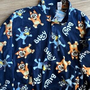 Adult Unisex Bluey fleece pullover